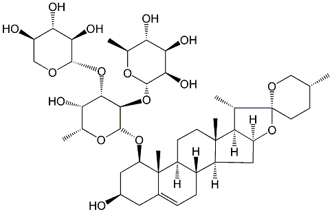 麦冬皂苷D CAS：945619-74-9 中药对照品标准品