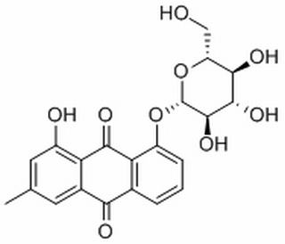 大黄酚-8-O-葡萄糖苷 CAS：13241-28-6 中药对照品 标准品