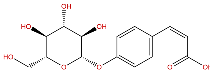  香豆酸-4-葡萄糖苷 CAS：117405-48-8 中药对照品标准品