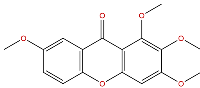 1,2,3,7-四甲氧基山酮 CAS：22804-52-0 中药对照品标准品