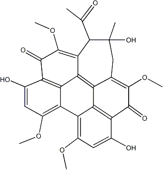  竹红菌甲素 CAS： 77029-83-5 中药对照品标准品