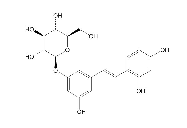 氧化白藜芦醇-3'-O-β-D-吡喃葡萄糖苷 中药对照品 标准品