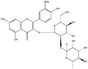 异鼠李素-3-O-新橙皮苷 CAS：55033-90-4 中药对照品标准品