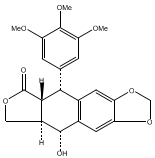 鬼臼毒素 CAS：518-28-5 中药对照品标准品