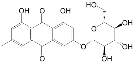 大黄素-6-O-β-D-葡萄糖苷  CAS号：34298-85-6 中药对照品标准品