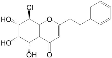 8-氯-2-（2-苯乙基）-5,6,7-三羟基-5,6,7,8-四氢色酮  626236-06-4