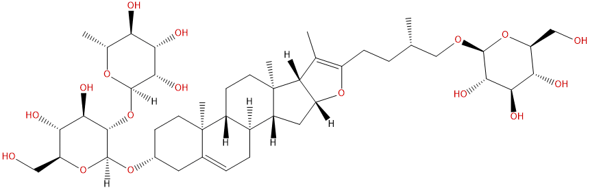 原纤细薯蓣次皂苷  CAS号：78229-03-5 中药对照品标准品