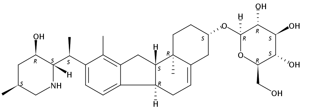 藜芦托素 CAS：475-00-3 中药对照品标准品