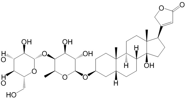 洋地黄毒苷元葡萄糖基岩藻糖苷 CAS号：2446-63-1 中药对照品