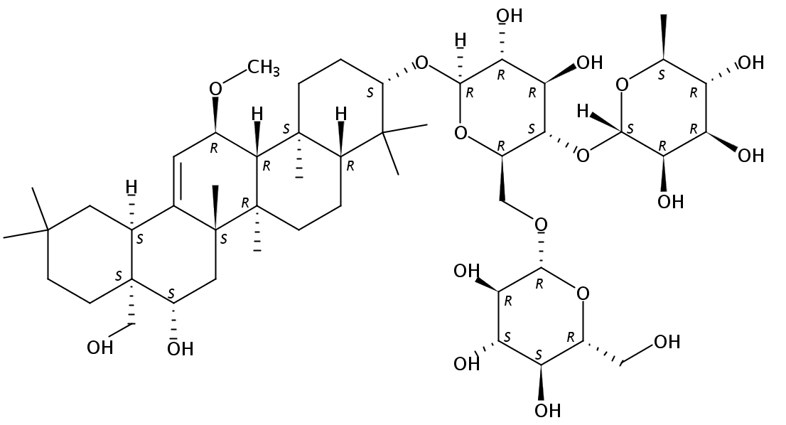 11(α)甲氧基柴胡皂苷F   CAS：104109-37-7  中药对照品标准品