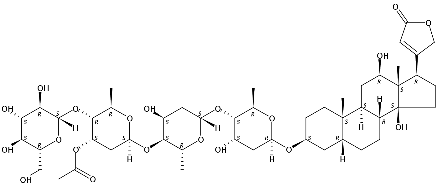 毛花苷C CAS：17575-22-3 中药对照品标准品