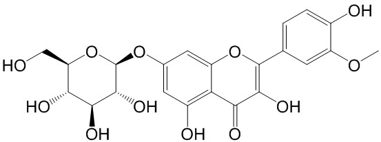 异鼠李素-7-O-β-D-葡萄糖苷 | CAS No.6743-96-0