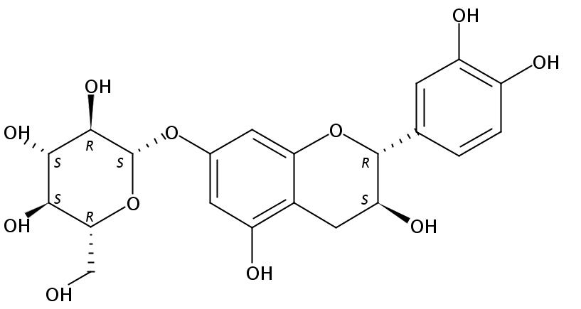 儿茶素-7-O-β-D-吡喃葡萄糖苷 | CAS No.65597-47-9