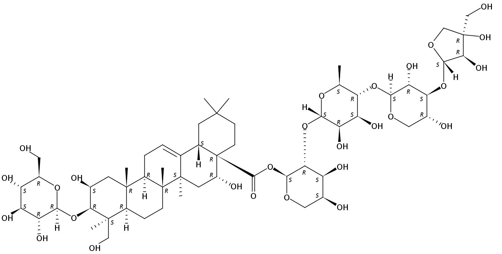 远志皂苷D | CAS No.66663-91-0