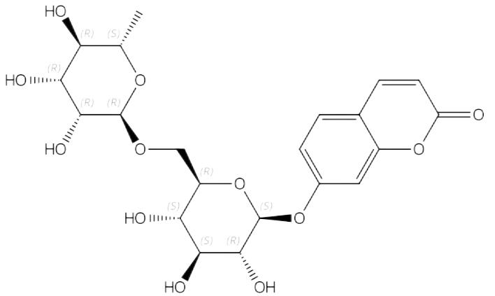 伞形花内酯-7-O-芸香糖苷 | CAS No.135064-04-9