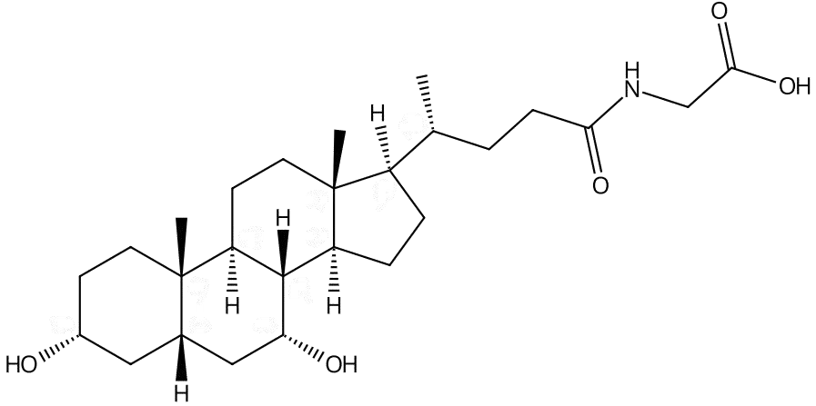 甘氨鹅脱氧胆酸 | CAS No.640-79-9