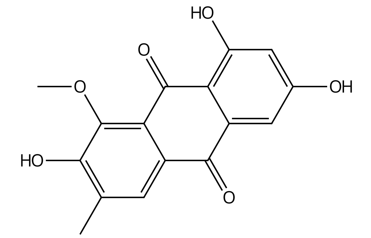 2-羟基-大黄素-1-甲醚 | CAS No.346434-45-5