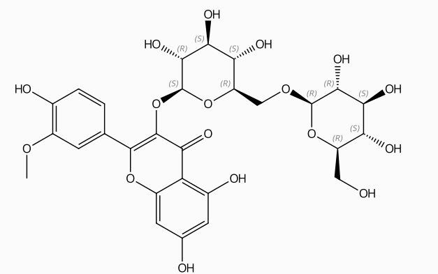 异鼠李素-3-O-龙胆二糖苷 | CAS No.17429-69-5