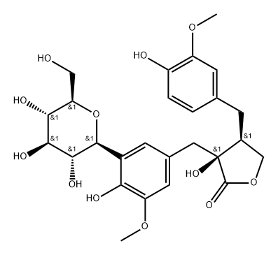 去甲络石苷元-5'-C-β-葡萄糖苷 | CAS No.858127-39-6