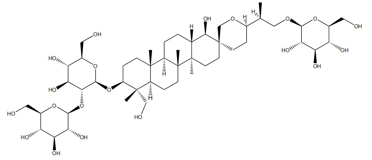 (25S)-凤仙萜四醇苷B CAS丨No.新化合物