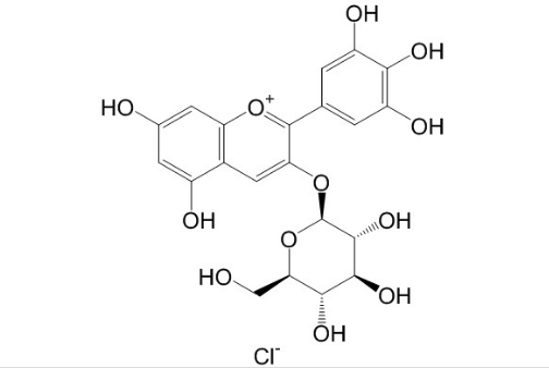 飞燕草素-3-O-葡萄糖苷 丨CAS No.6906-38-3