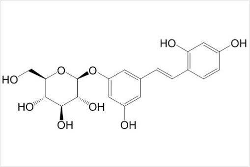 氧化白藜芦醇-3'-O-β-D-吡喃葡萄糖苷 丨CAS No.144525-40-6