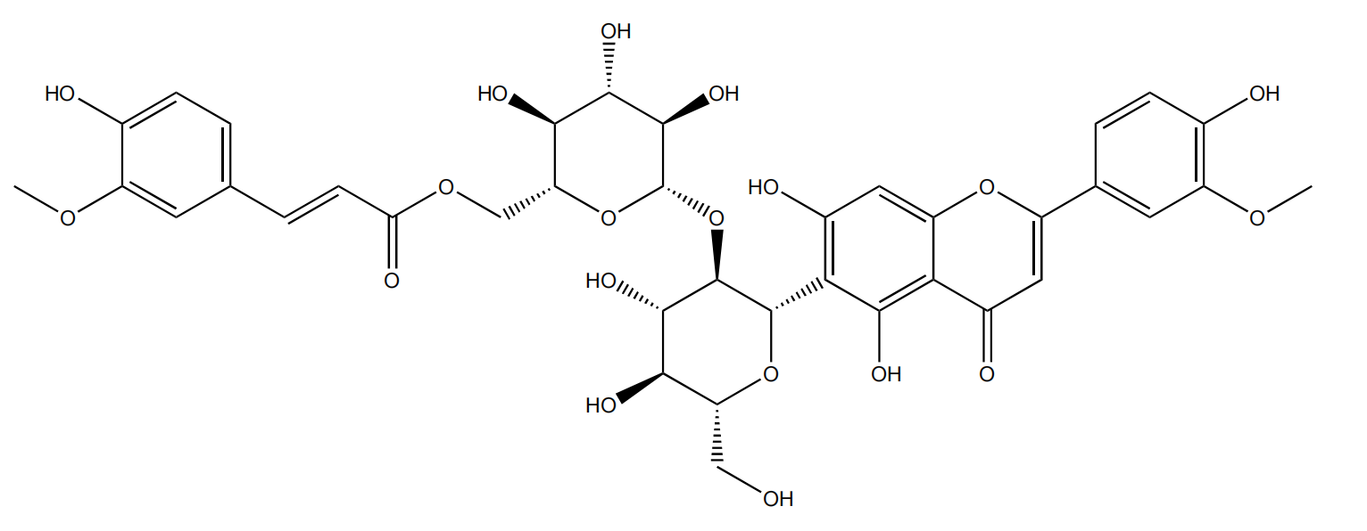 异金雀花素-2''-O-(6'''-(E)-阿魏酰基)-葡萄糖苷|CAS 372113-55-8