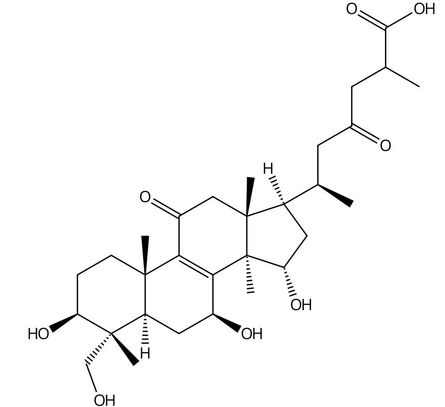 (3β,4α,7β,15α)-3,7,15,28-四羟基-11,23-二羰基羊毛甾-8-烯-26-酸