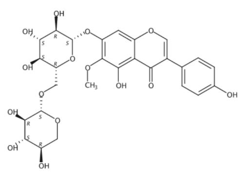 鸢尾黄素-7-O-木糖基葡萄糖苷 | CAS No.231288-19-0
