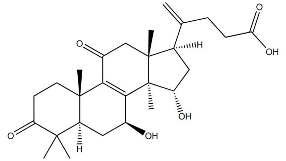 7β,15α-Dihydroxy-4,4,14-trimethyl-3,11-dioxochol-8,20-dien-24-oic acid