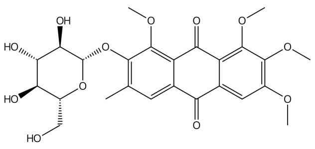 黄决明素2-O-β-D-葡萄糖苷 | CAS No.96820-54-1