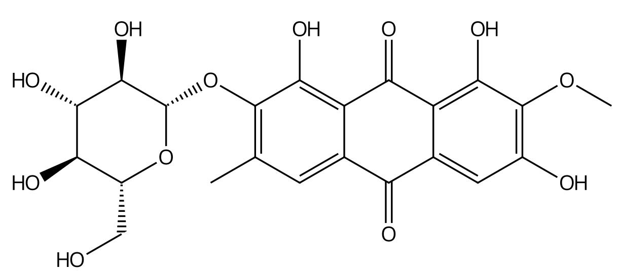 1-去甲基橙黄决明素-2-O-β-D-葡萄糖苷 | CAS No.1159837-88-3