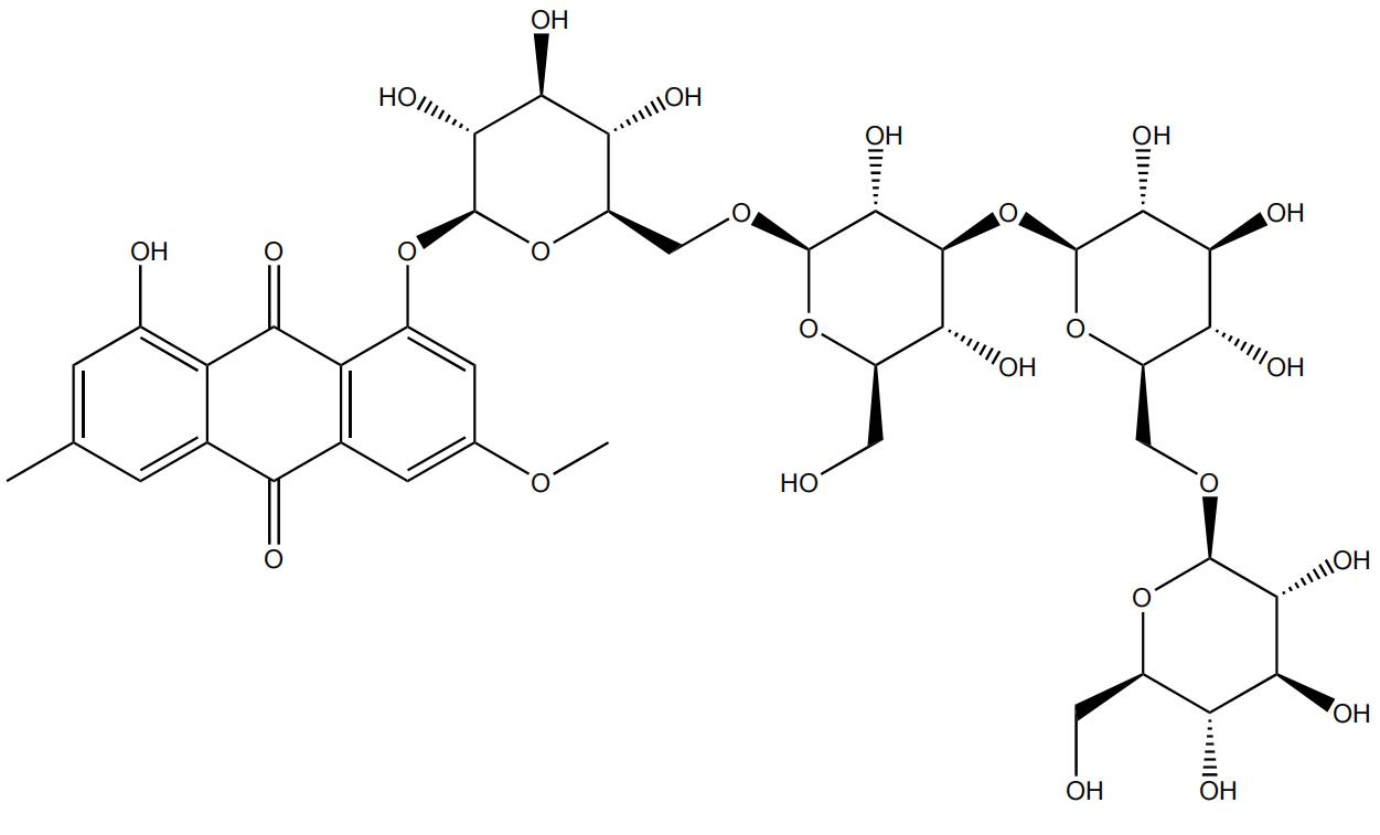 大黄素甲醚-8-O-四葡萄糖苷 | CAS No.243835-63-4