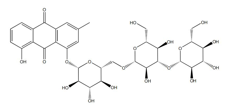 大黄酚-1-O-三葡萄糖苷 | CAS No.120181-07-9