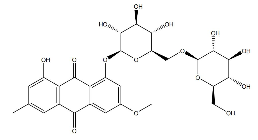 大黄素甲醚-8-O-β-龙胆二糖苷 | CAS No.84268-38-2