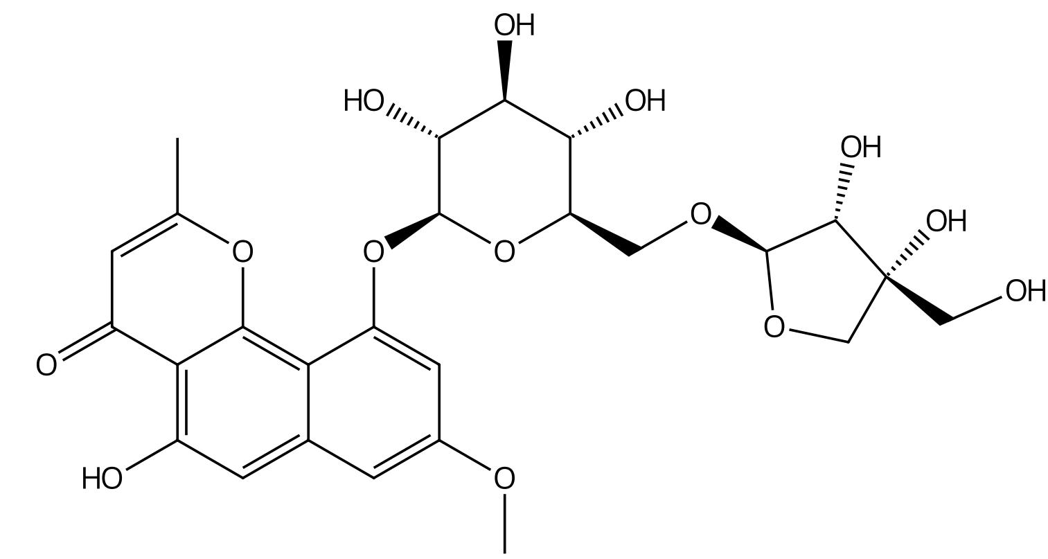 异红镰霉素-10-O-β-D-芹糖(1→6)-O-β-D-葡萄糖苷 CAS 2798928-90-0