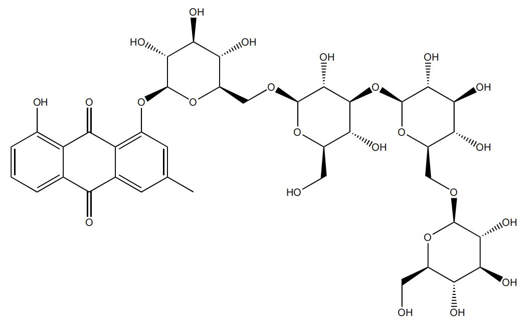 大黄酚-1-O-β-四葡萄糖苷 | CAS No.120181-08-0