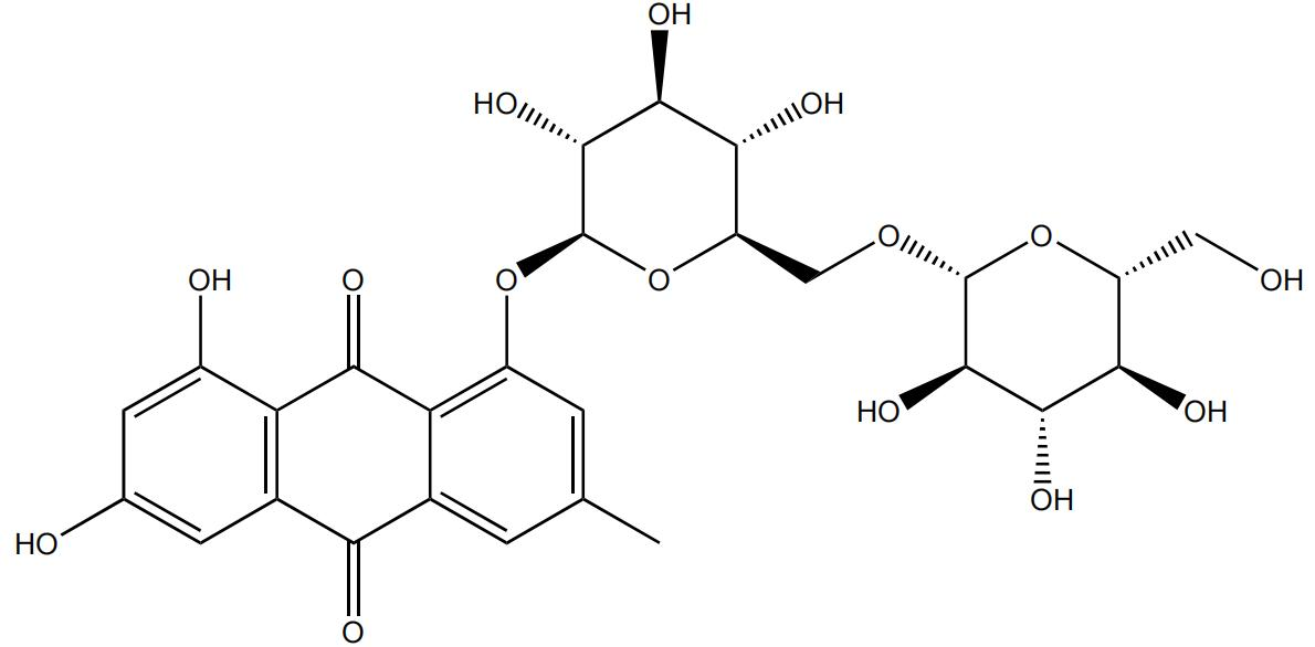 大黄素-1-O-β-龙胆二糖苷 | CAS No.849789-95-3